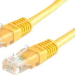Roline U/UTP Cat.5e (Gigabit) Καλώδιο Δικτύου Ethernet 3.0m Κίτρινο 21.15.0552