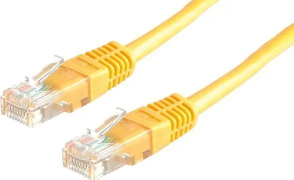 Roline U/UTP Cat.5e (Gigabit) Καλώδιο Δικτύου Ethernet 3.0m Κίτρινο 21.15.0552 - Image 1