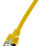 LogiLink U/FTP (STP) Cat.6 (Gigabit) Καλώδιο Δικτύου Ethernet 0.3m Κίτρινο CQ9017S
