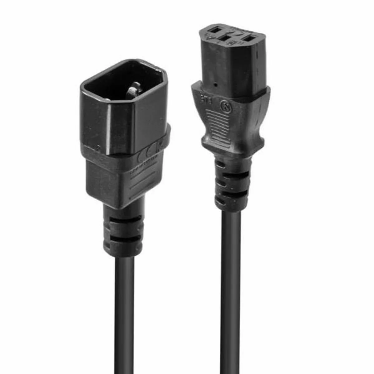 Lindy IEC C14 - IEC C13 Cable 0.5m Μαύρο 30320 - Image 1