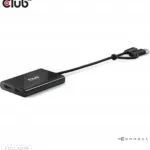 Club-3d Video Splitter 2:1 Csv-1475 Usb Type-c Usb Type-a Adapter To 2x Hdmi Displaylink 4k 60hz