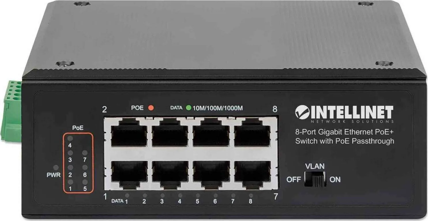 20250311113037_intellinet_ips_08g_95w_unmanaged_l2_poe_switch_me_8_thyres_gigabit_1gbps_ethernet.jpeg Intellinet IPS-08G-95W Unmanaged L2 PoE+ Switch με 8 Θύρες Gigabit (1Gbps) Ethernet - Image 1