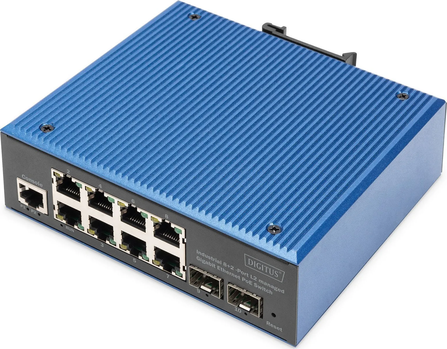 Digitus DN-651157 Managed L2 PoE Switch με 8 Θύρες Gigabit (1Gbps) Ethernet και 2 SFP Θύρες - Image 1