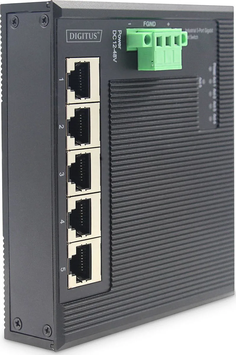 Digitus DN-651126 Unmanaged L2 Switch με 5 Θύρες Gigabit (1Gbps) Ethernet - Image 1