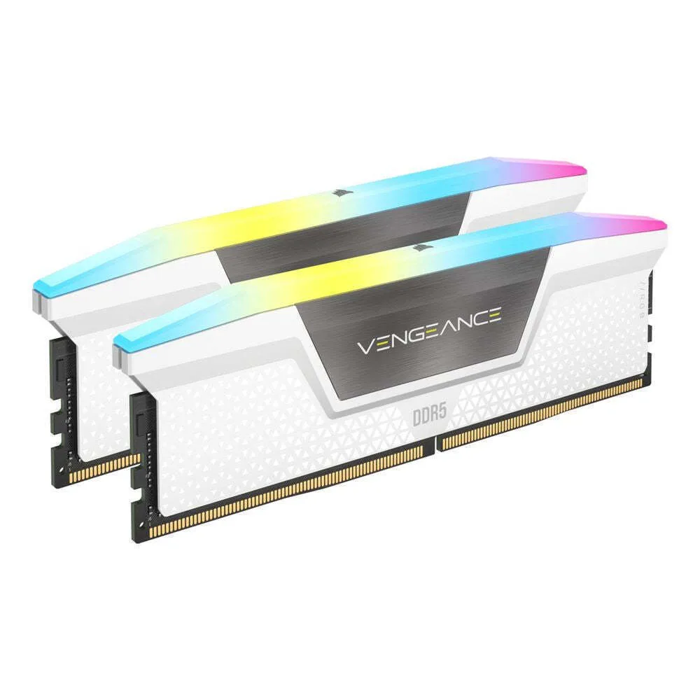 Corsair Vengeance DDR5 64GB RAM με 2x32GB Modules και Ταχύτητα 6400 για Desktop CMH64GX5M2B6400C32W - Image 1