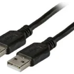 EFB USB 2.0 Cable USB-A male - USB-A male Μαύρο 0.5m K5253SW.0,5