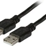 EFB USB 2.0 Cable USB-A male - USB-A male Μαύρο 1m K5253SW.1