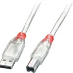Lindy USB 2.0 Cable USB-A male - USB-B male 0.2m (41750)