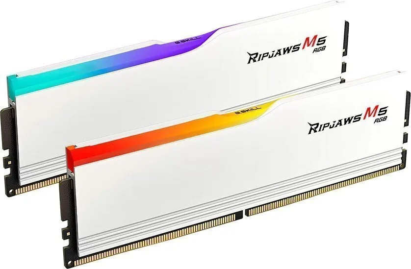 20250311120317_g_skill_ripjaws_m5_rgb_32gb_ddr5_ram_me_2_modules_2x16gb_kai_tachytita_6000_gia_desktop_f5_6000j3040f16gx2_rm5rw.jpeg G.Skill Ripjaws M5 RGB DDR5 32GB RAM με 2x16GB Modules και Ταχύτητα 6000 για Desktop F5-6000J3040F16GX2-RM5RW - Image 1