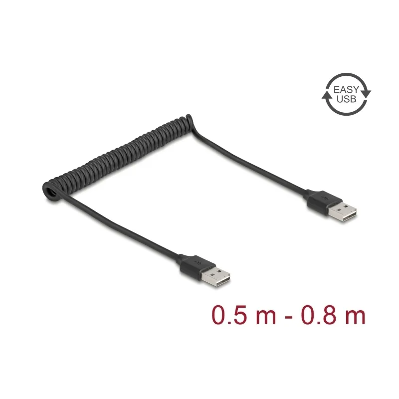 20250311123547_delock_cable_coiled_easy_usb_a_2_0_male_to_male_0_5_0_8m_black_90124.jpeg Delock Cable Coiled Easy-usb-a 2.0 Male To Male 0.5-0.8m Black 90124 - Image 1
