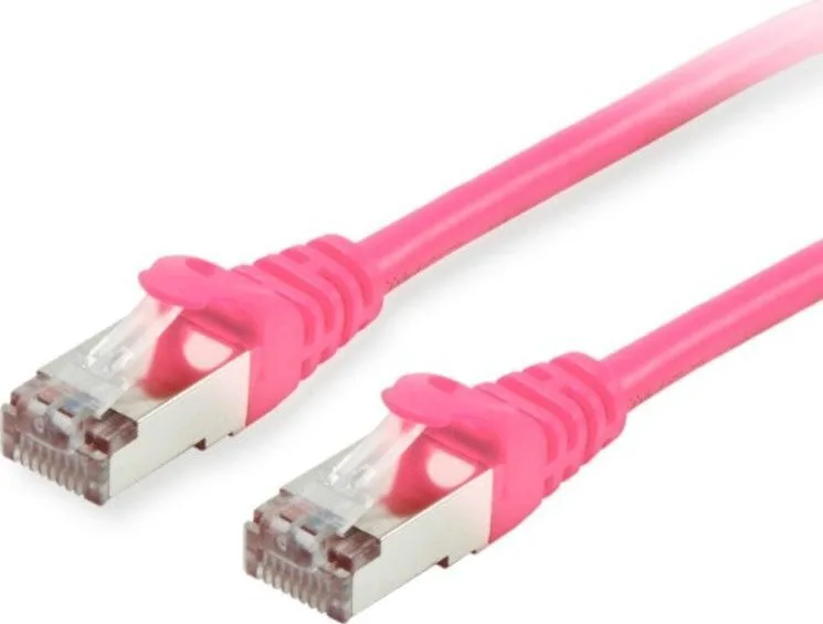 Equip S/FTP Cat.6 (Gigabit) Καλώδιο Δικτύου Ethernet 40m Ροζ 615586 - Image 1