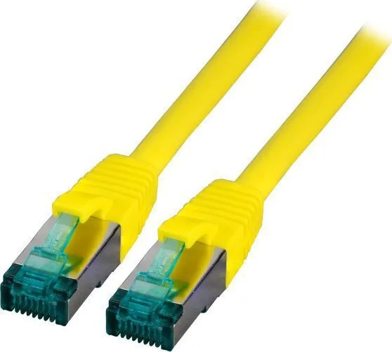 EFB S/FTP Cat.6a (Gigabit) Καλώδιο Δικτύου Ethernet 0.25m Κίτρινο MK6001.0,25Y - Image 1