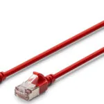Digitus F/FTP Cat.6a (Gigabit) Καλώδιο Δικτύου Ethernet 0.5m Κόκκινο