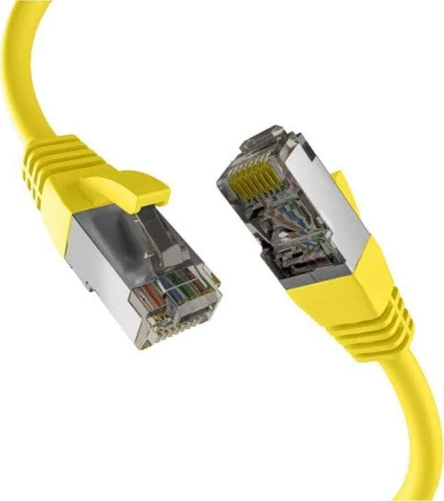 EFB S/FTP Cat.8.1 Καλώδιο Δικτύου Ethernet 20m Κίτρινο - Image 1