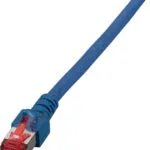 EFB S/FTP Cat.6 (Gigabit) Καλώδιο Δικτύου Ethernet 0.15m Μπλε K5513.0,15