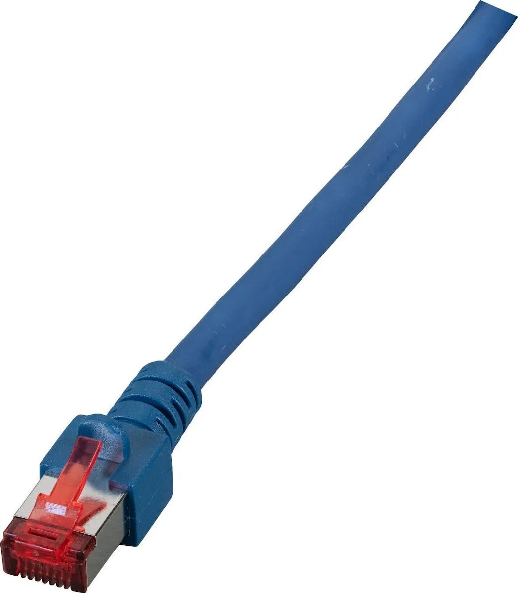 EFB S/FTP Cat.6 (Gigabit) Καλώδιο Δικτύου Ethernet 0.15m Μπλε K5513.0,15 - Image 1