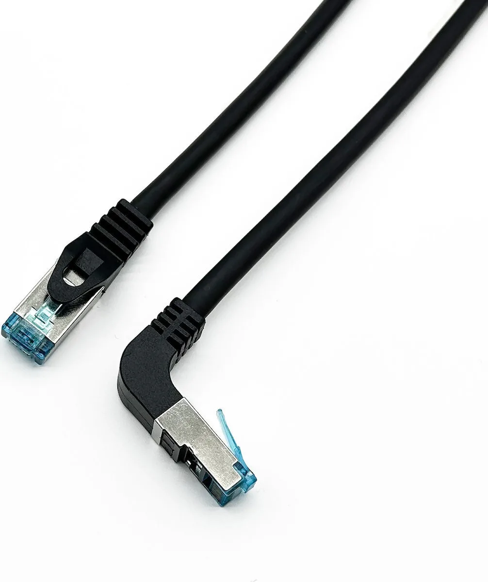 Equip S/FTP Cat.6a (Gigabit) Καλώδιο Δικτύου Ethernet 1m Μαύρο 605890 - Image 1
