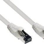 Alcasa SF/UTP Cat.8.1 Καλώδιο Δικτύου Ethernet 1.5m Γκρι