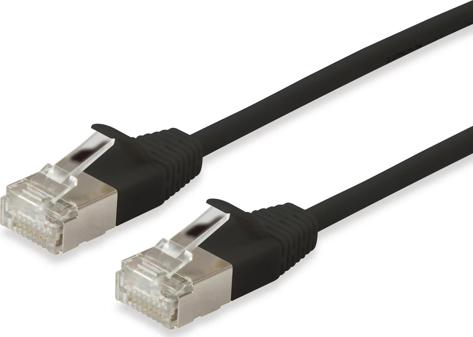 Equip F/FTP Cat.6a (Gigabit) Καλώδιο Δικτύου Ethernet 10m Μαύρο 606129 - Image 1
