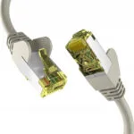 EFB S/FTP Cat.6a (Gigabit) Καλώδιο Δικτύου Ethernet 1m Γκρι EC020200004