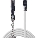 Lindy S/FTP Cat.6a (Gigabit) Καλώδιο Δικτύου Ethernet 3m Γκρι