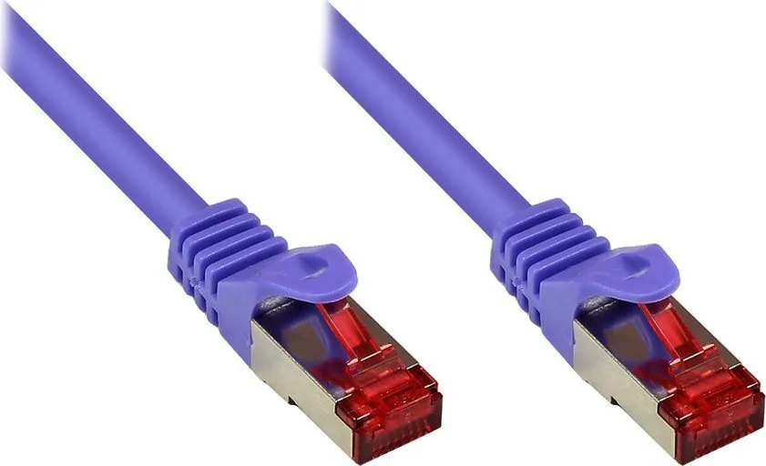 Good Connections S/FTP Cat.6 (Gigabit) Καλώδιο Δικτύου Ethernet 0.15m Μωβ - Image 1