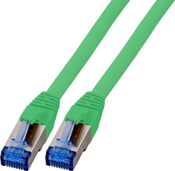 EFB S/FTP Cat.6a (Gigabit) Καλώδιο Δικτύου Ethernet 1.5m Πράσινο K5525FGN.1.5 - Image 1