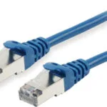 Equip S/FTP Cat.6 (Gigabit) Καλώδιο Δικτύου Ethernet 1.5m Μπλε 615532