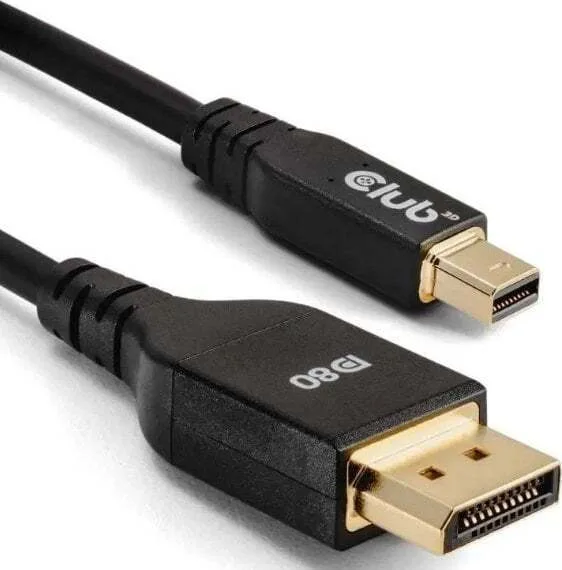Club3D Cable DisplayPort male - DisplayPort male 1m Μαύρο (CAC-1116) - Image 1