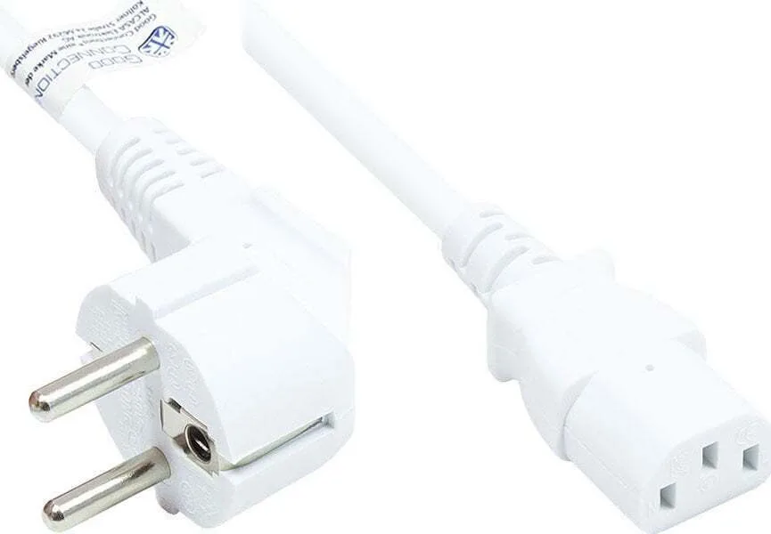 Good Connections IEC C13 - IEC C13 Cable 2.5m Λευκό - Image 1