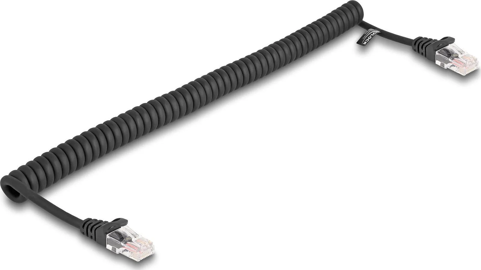 DeLock U/UTP Cat.5e (Gigabit) Καλώδιο Δικτύου Ethernet 1m Μαύρο - Image 1