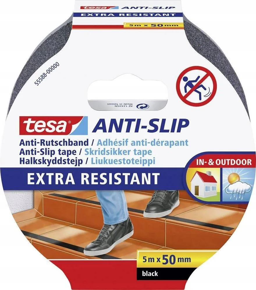 20250311141931_tesa_aytokolliti_antiolisthitiki_tainia_mayri_4042448101570.jpeg Tesa Αυτοκόλλητη Αντιολισθητική Ταινία Μαύρη 5mx50mm 4042448101570 - Image 1