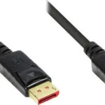 Alcasa Cable DisplayPort male - DisplayPort male 2m Μαύρο