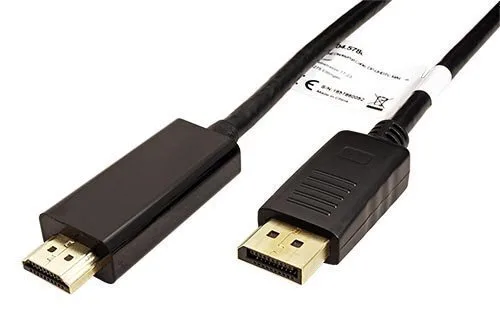 Roline Cable DisplayPort male - HDMI female 3m Μαύρο (11.04.5787) - Image 1
