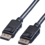 Roline Cable DisplayPort male - DisplayPort male 1.5m Μαύρο (11.04.5629)