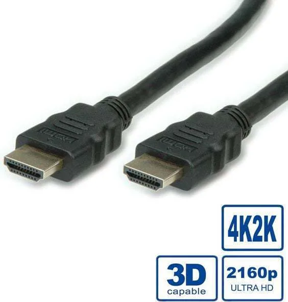 Value Cable HDMI male - HDMI male 3m Μαύρο 11.99.5682 - Image 1