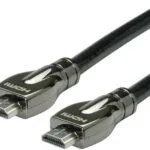 Roline Angle Cable HDMI male - HDMI male 7.5m Μαύρο 11.04.5684-10