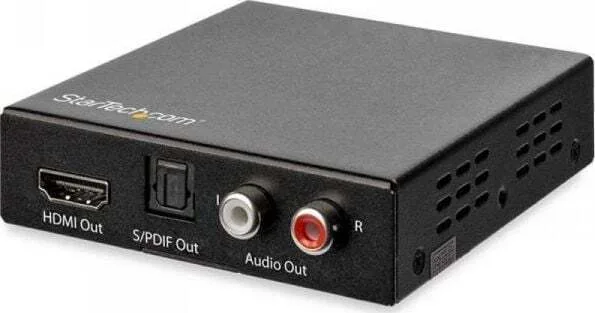 Startech 4k Hdmi Audio Extractor/4k 60hz Dual Rca Audio Av Signal Transmission System - Image 1