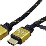 Roline Angle Cable HDMI male - HDMI male 15m Μαύρο 11.04.5508-5