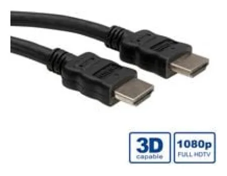 Roline HDMI 1.4 High Speed 1080p 120Hz Cable HDMI male - HDMI male 3m Μαύρο 11.04.5543 - Image 1