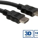 Roline Cable HDMI male - HDMI male 2m Μαύρο 11.04.5542