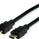 Value Angle Cable HDMI male - HDMI male 3m Μαύρο 11.99.5693