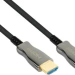Python HDMI 2.1 Ultra High Speed 48Gbps 4K 120Hz HDR VRR Cable HDMI male - HDMI male 30m Μαύρο AOC-H21030