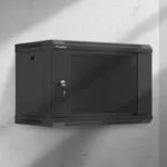 Lanberg Επιτοίχια Καμπίνα Rack 6U Μαύρο