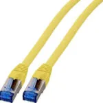 EFB S/FTP Cat.6a (Gigabit) Καλώδιο Δικτύου Ethernet 5m Κίτρινο K5525FGE.5