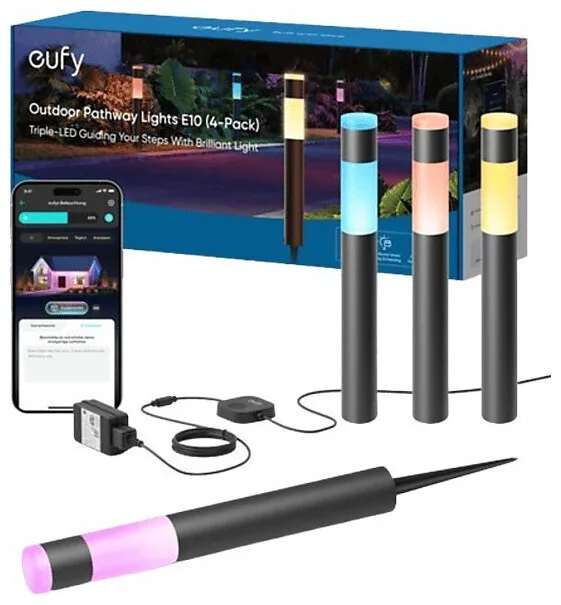 20250311161141_eufy_fotistiko_dapedou_led_exoterikou_chorou_rgbw.jpeg Eufy Φωτιστικό Κολωνάκι LED Εξωτερικού Χώρου RGBW - Image 1