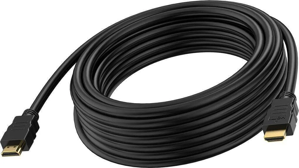 Vision HDMI 2.1 Ultra High Speed 48Gbps 4K 120Hz HDR VRR Cable HDMI male - HDMI male 3m Χρυσό - Image 1