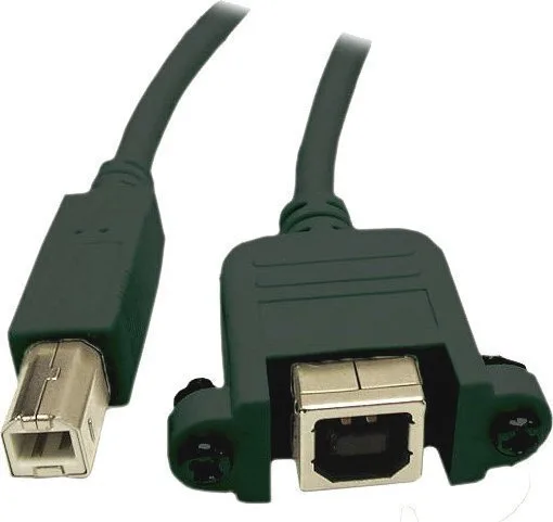 Καλώδιο Alcasa Usb 2.0 B B 1m Usb Usb B Μαύρο - Image 1