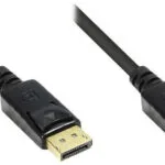 Alcasa 4810-075g Καλώδιο Displayport 7,5 M Μαύρο