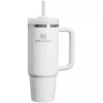 Stanley Quencher H2.0 FlowState Handled Tumbler Θερμός Ανοξείδωτο BPA Free 890ml Frost με Καλαμάκι και Λαβή 10-10827-738